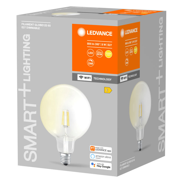 Ledvance SMART+ globe klar E27 6 W